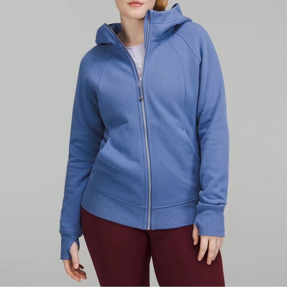 lululemon athletica Periwinkle Blue Full-Zip Hoodie Jacket
